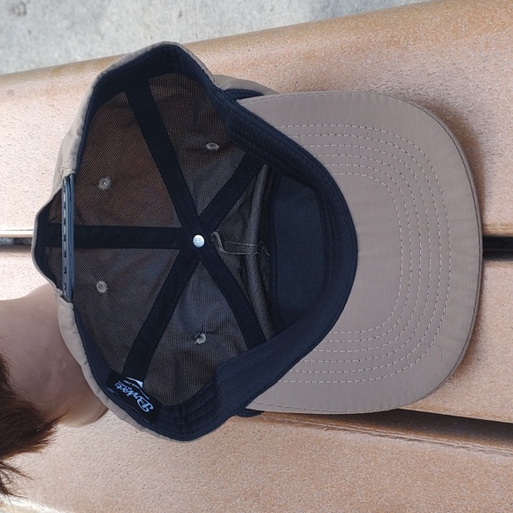 Brist Blanks Cascade Nylon 5 Panel Stitched Patch Snapback Hat Cap New - Picture 10 of 11